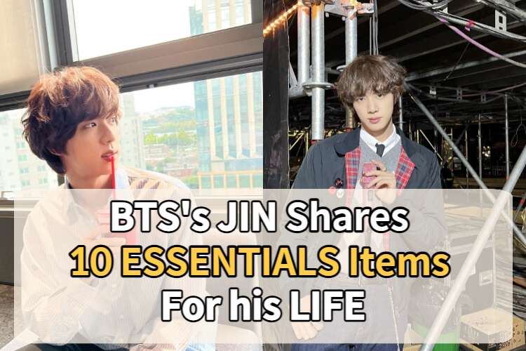 BTS's Jin shares his 10 essentials items in his life