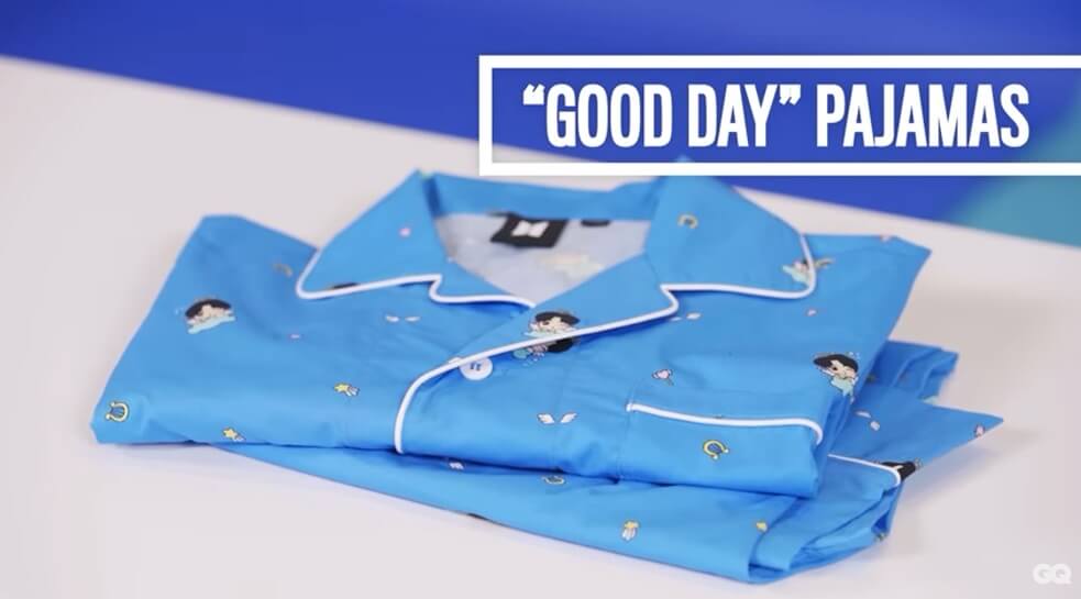 by GQ Youtube video- "GOOD DAY" Pajamas