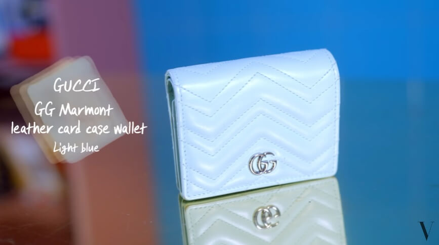 by Vogue Korea youtube- GUCCI- GG Marmont leather card case wallet