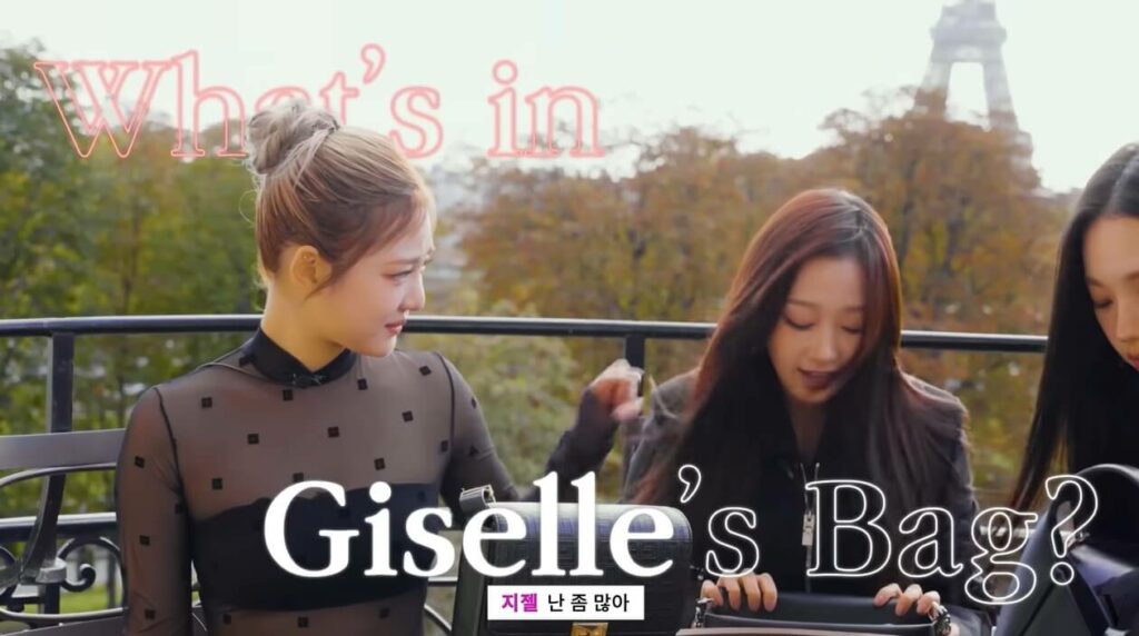 What's in Giselle's Bag? in Vogue Korea
