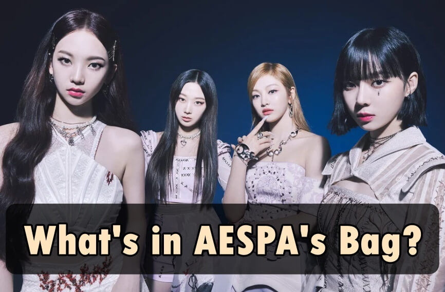 What's in Aespa's bag with Vogue Korea