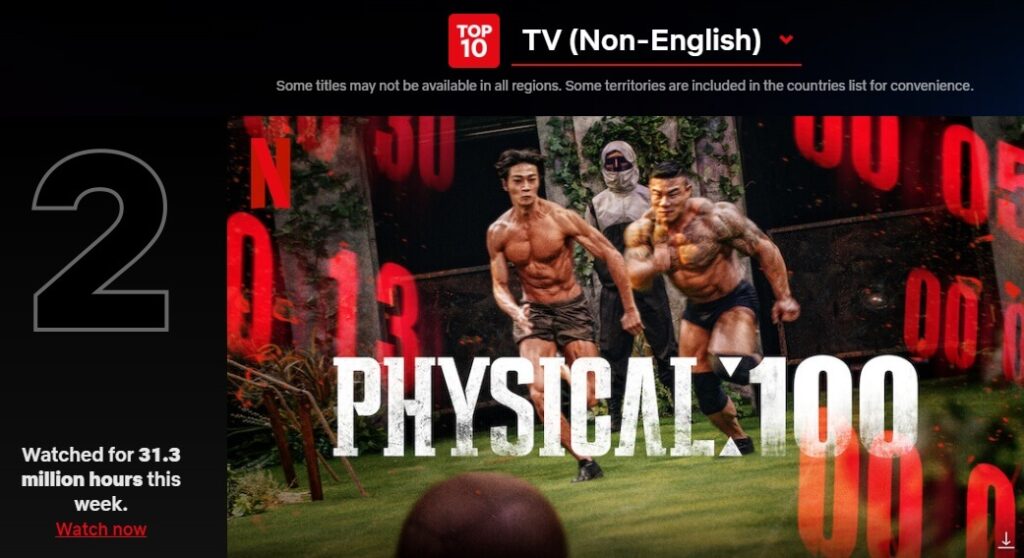PHYSICAL: 100 on Netflix